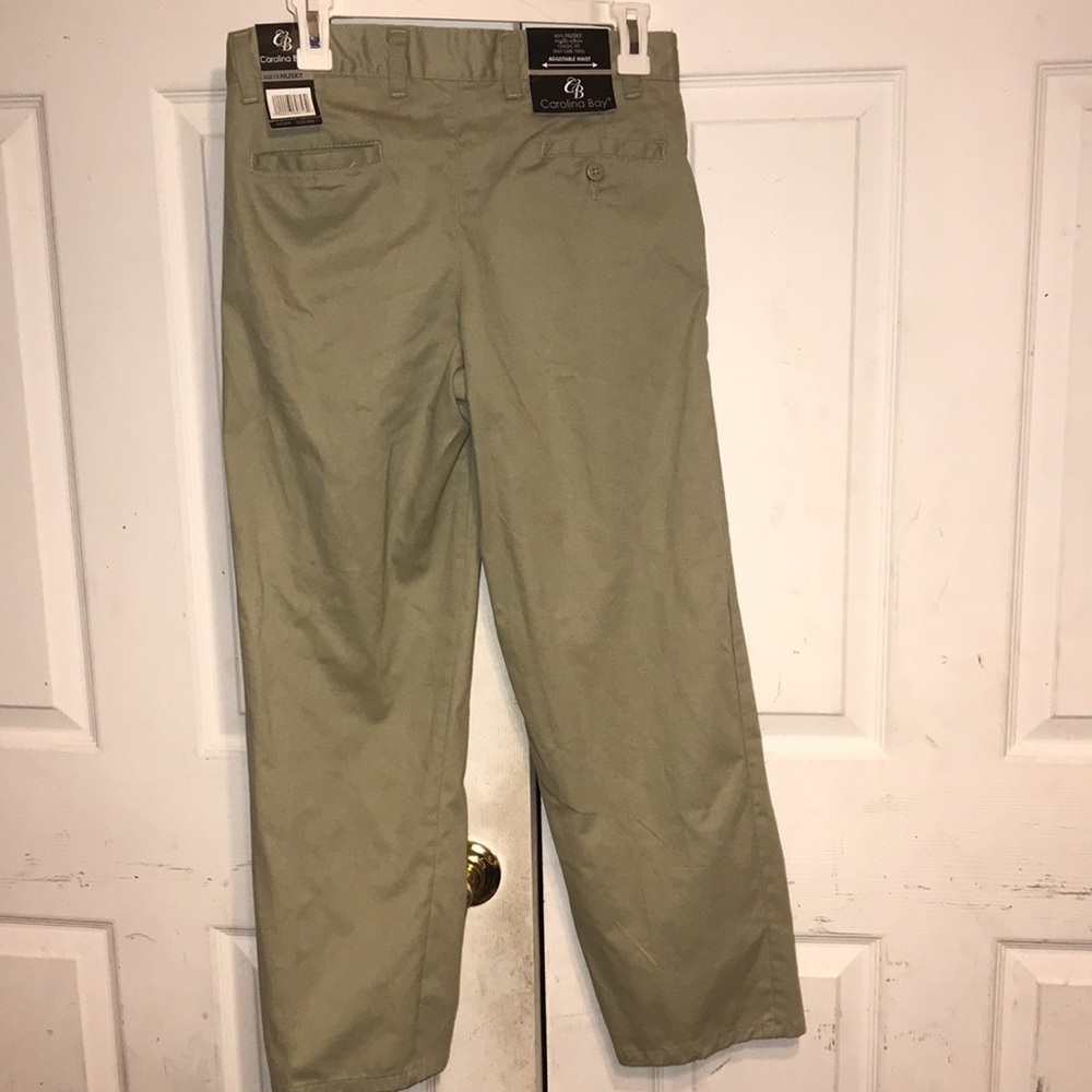 NWT Boy’s Husky Khaki Pants - Picture 6 of 8